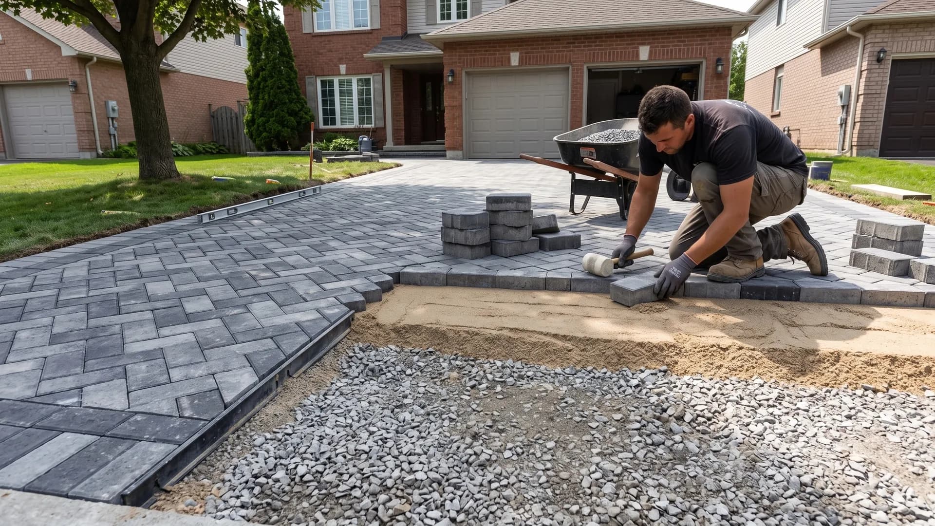What You Pay Per Square Foot for an Interlocking Driveway