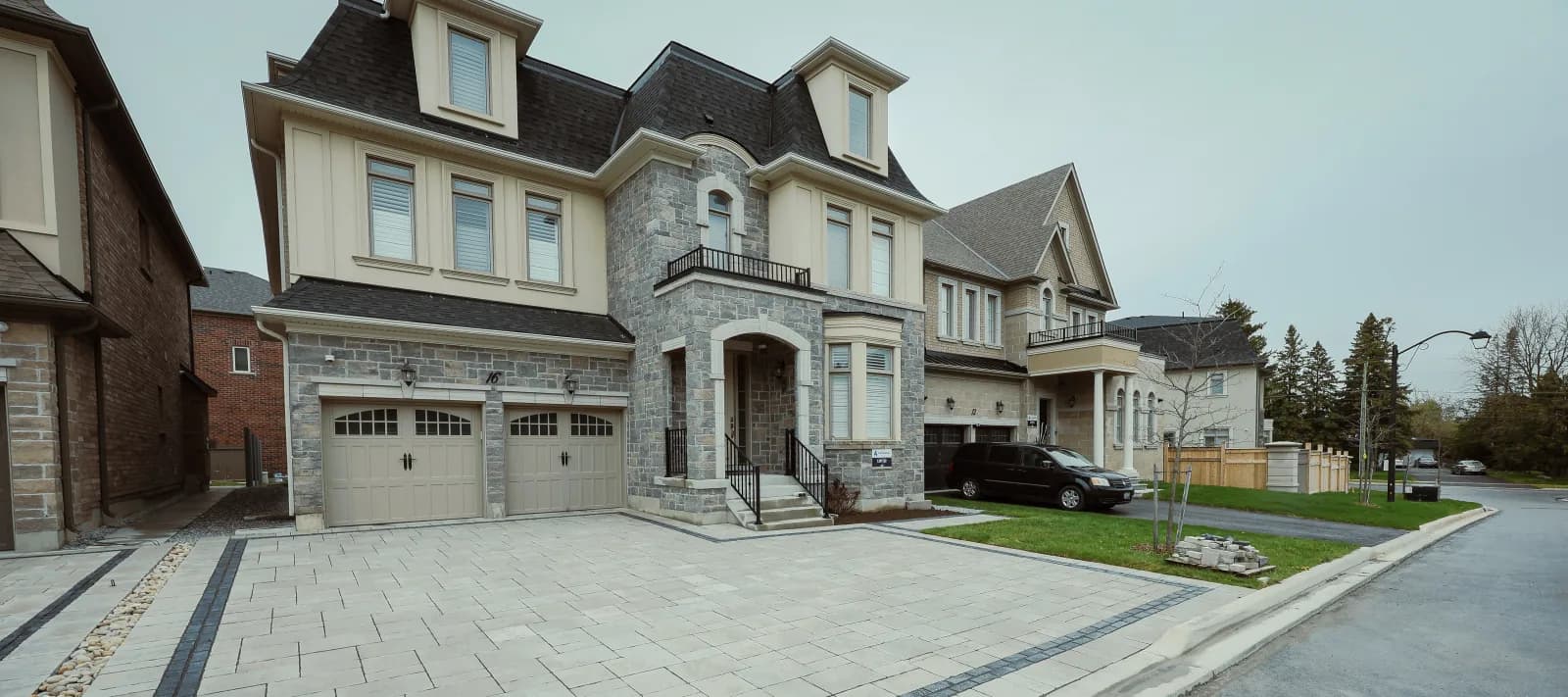 Recent landscaping in Vaughan